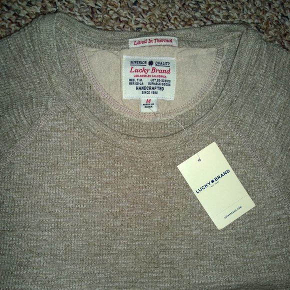 Men's LUCKY BRAND Thermal Long-Sleeve Shirt - Picture 3 of 5